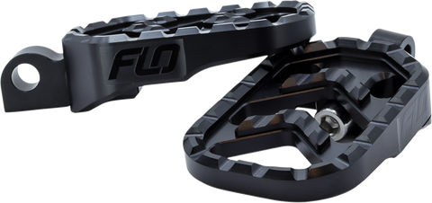 SAVAGE SERIES FOOTPEGS BLACK M8 SOFTAIL