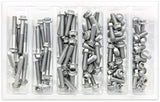 M6 EURO TORX FLANGE BOLT ASSORTMENT 100 PIECE KIT