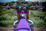HALF WAFFLE LOCK-ON GRIP PURPLE