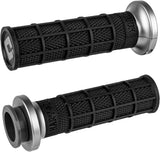 LOCK-ON HART-LUCK FULL-WAFFLE BLACK/GRAPHITE INDIAN TOURING