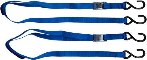 1" X 6' TIE-DOWN BLUE 2/PK