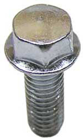 8MM HEX HEAD FLANGE BOLTS 6X1.0X14MM 10/PK