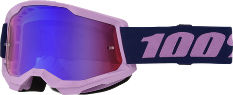 STRATA 2 GOGGLE PURPLE RED/BLUE MIRROR LENS