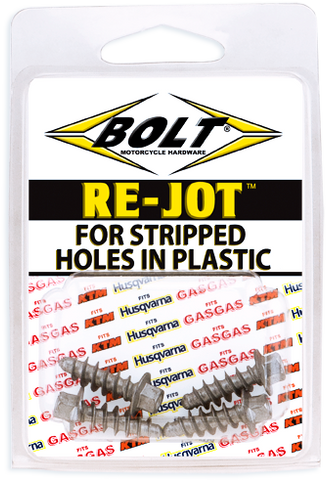 EURO RE-JOT  BODY PANEL SCREWS FOR STRIPPED HOLES IN PLASTICS