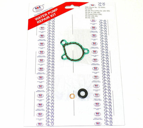 KTM 50 SX PRO JR SR Water Pump Gasket Seal Repair Kit 50SX