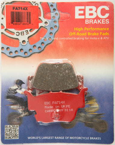 BRAKE PADS FA714X CARBON X SERIES