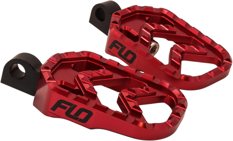 SAVAGE SERIES FOOTPEGS RED