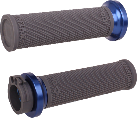 RUFIAN GRIPS CABLE 1" GRAPHITE/BLUE