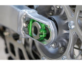 Works Connection Axle Blocks Elite Kawasaki/Suzuki Green 17-248 manufacturer photo 2