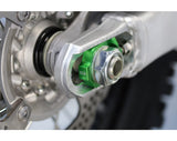 Works Connection Axle Blocks Elite Kawasaki/Suzuki Green 17-248 manufacturer photo 3