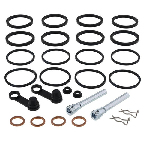 Brake caliper rebuild kit components