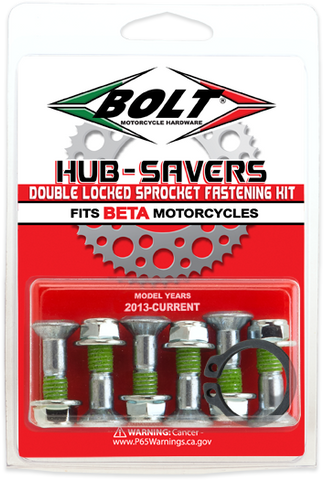 HUB-SAVERS DOUBLE LOCK SPROCKET FASTENRS BETA