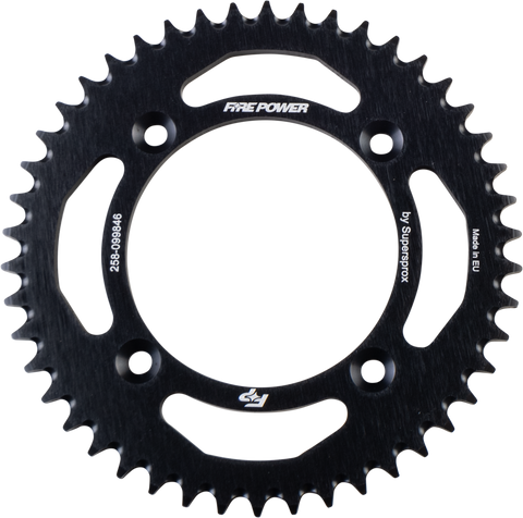 REAR SPROCKET ALUMINUM 46T BLK