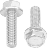10MM HEX HEAD FLANGE BOLTS 6X1.0X20MM 10/PK