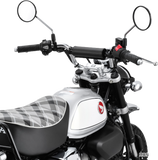 HANDLEBAR BAR PAD SET 165MM BLACK PAD W/185MM BRACE