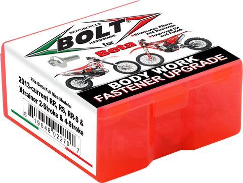 FULL PLASTIC FASTENER KIT BETA RR/RR-S/RS/XTRAINER