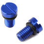 FF AIR VALVE CAP SCREW KYB SHOWA 2PCS BLUE