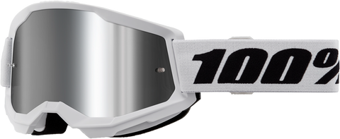 STRATA 2 GOGGLE WHITE MIRROR SILVER LENS