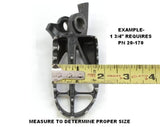 Works Connection Weld-On Footpeg Extension 1-5/8" Pegs 20-160 manufacturer photo 2
