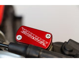 Works Connection Billet Front Brake Cover Red 21-006 manufacturer photo 2