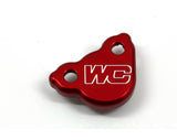 Works Connection Rear Brake Cover (Red) 21-505 manufacturer photo 1