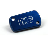 Works Connection Rear Brake Cover (Blue) 21-600 manufacturer photo 1