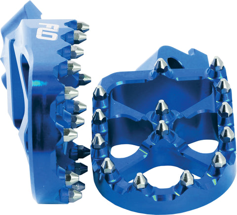 PRO SERIES FOOT PEGS BLUE YAM