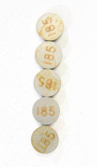 K&L Supply - 13-6818 - 9.50mm Valve Shim Refill, 1.85mm (5 Pack)