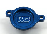 Works Connection Oil Filter Cover Blue Honda 27-001 manufacturer photo 1