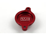 Works Connection Oil Filter Cover Red Honda 27-021 manufacturer photo 2