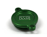 Works Connection Oil Filter Cover Green Kawasaki 27-085 manufacturer photo 1