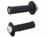 MICRO-X LOCK-ON GRIPS HALF-WAFFLE BLACK/SILVER