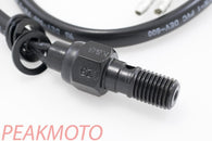 K&S 12-0010B BLACK Hydraulic Brake Pressure Light Switch 10mm x 1.25mm NISSIN