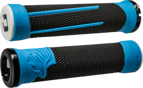 AG-2 MTB/BMX GRIPS BLACK/BLUE W/BLUE