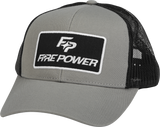 CURVED BILL HAT GREY/BLACK