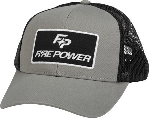 CURVED BILL HAT GREY/BLACK
