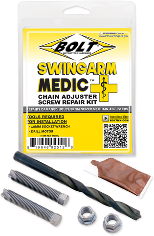 SWINGARM MEDIC CHAIN ADJUSTER REPAIR KIT