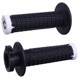 NOMAD LOCK-ON OFF-ROAD GRIP W/D30 BLACK/WHITE/SILVER