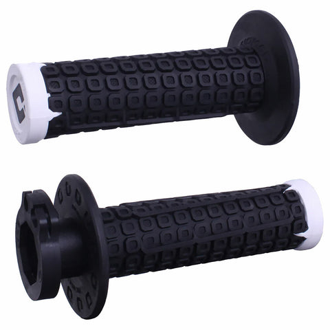 NOMAD LOCK-ON OFF-ROAD GRIP W/D30 BLACK/WHITE/SILVER