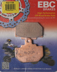 EBC FA111R R Series Sintered Brake Pads REAR Honda FL350R Odyssey, FL400R Pilot