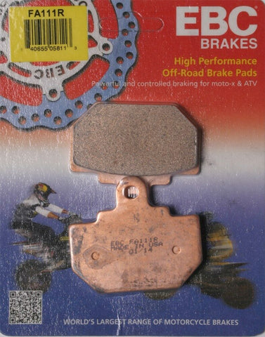 EBC FA111R R Series Sintered Brake Pads REAR Honda FL350R Odyssey, FL400R Pilot