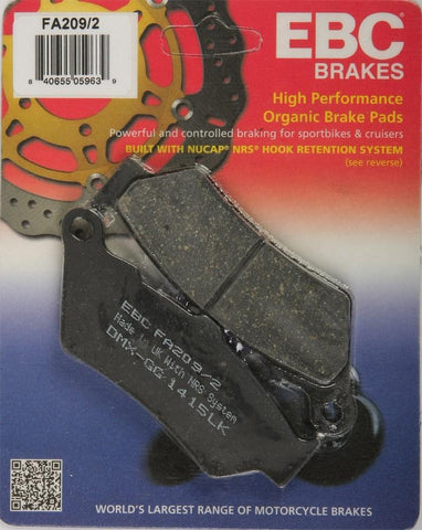 EBC - FA209/2 - Organic Brake Pads