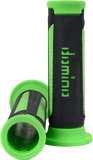 A350 TURISMO GRIPS ANTHRACITE/GREEN PAIR