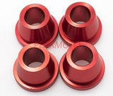 ZETA - ZE37-0311 - Rubber Killer Handlebar Aluminum Bushings, Red