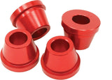 ZETA - ZE37-0311 - Rubber Killer Handlebar Aluminum Bushings, Red