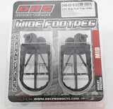 DRC D48-02-510 Wide Foot Pegs KTM 65SX 09-17, 85SX 03-17, 125 SX 250 SX 98-15