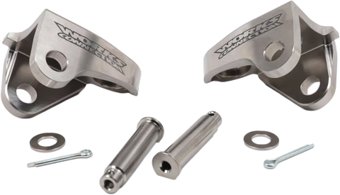 FOOT PEG MOUNT TITANIUM CRF250/450