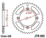 JT Sprockets JTR895.49 Steel Rear Sprocket, 49T KTM 105 SX 07-11, 105 XC 08-09