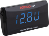 SUPER SLIM CLOCK / VOLT METER BLUE DISPLAY