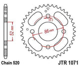 JT Sprockets - JTR1071.30 - Steel Rear Sprocket, 30T